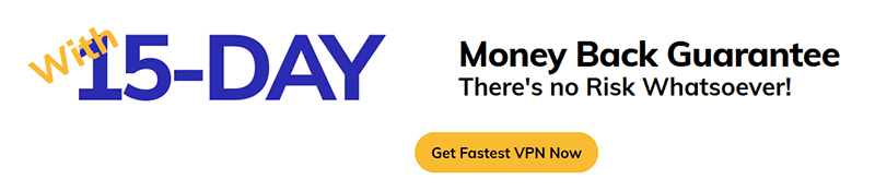 FastestVPN Money-back guarantee