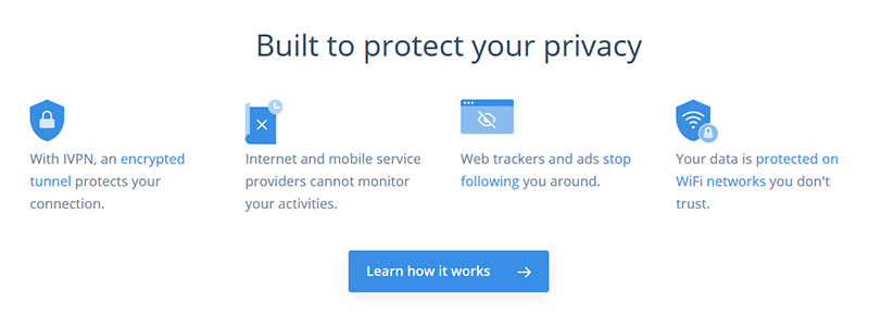 IVPN privacy