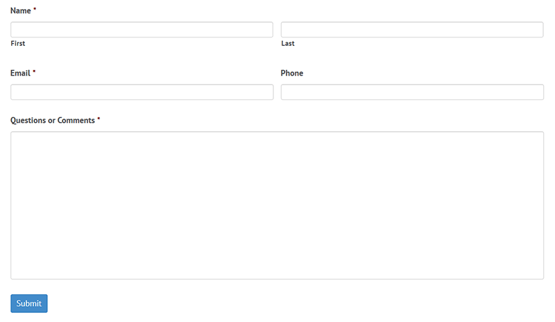 SlickVPN contact form