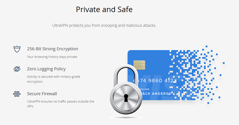 UltraVPN security