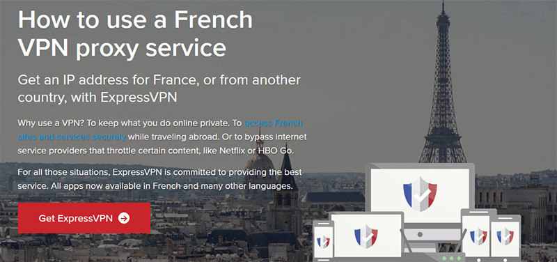 Use ExpressVPN in France