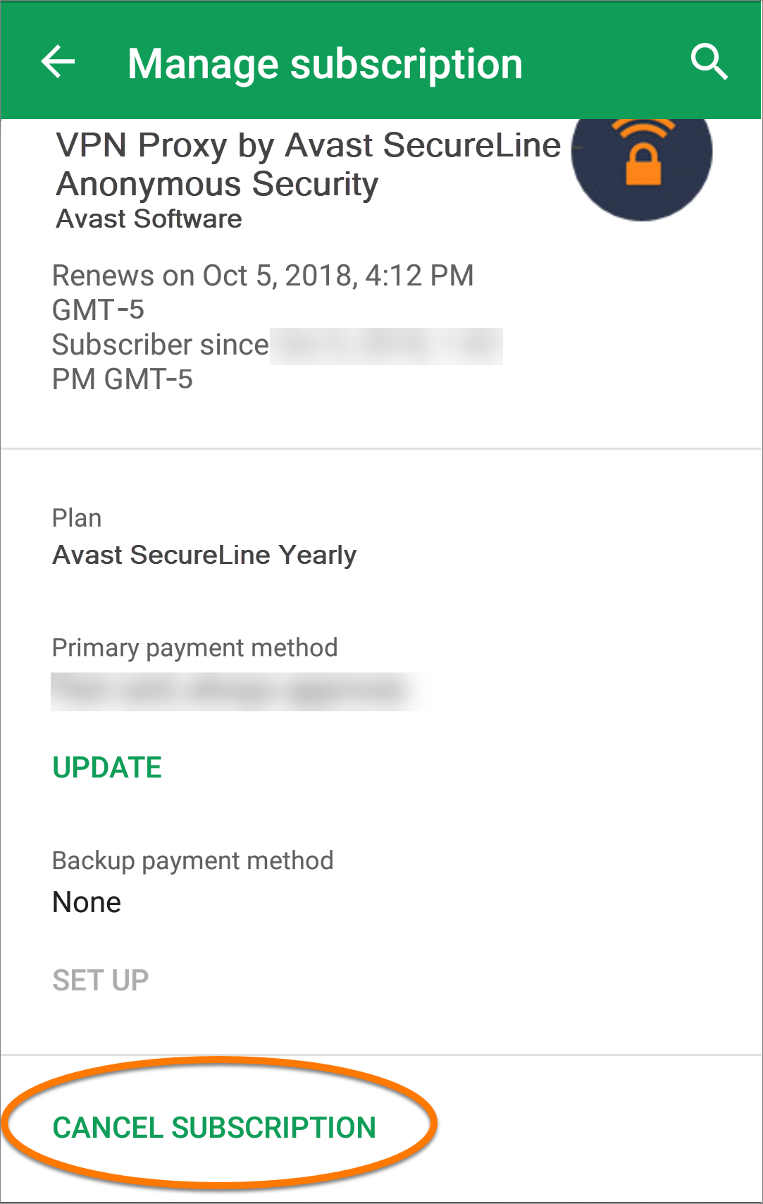 How can I cancel Avast Secureline's VPN subscription and ...