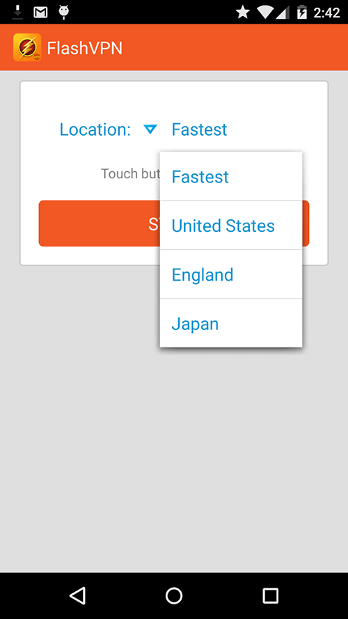 FlashVPN app