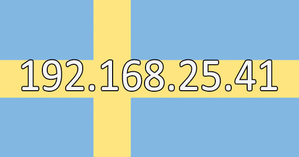 Swedish IP address