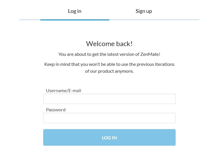 Zenmate login