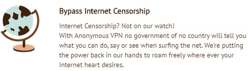 Anonymous VPN Censorship
