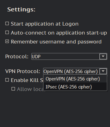 Anonymous VPN Protocols