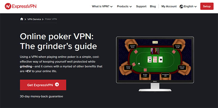 ExpressVPN online poker