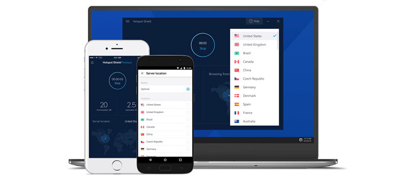 Hotspot Shield apps