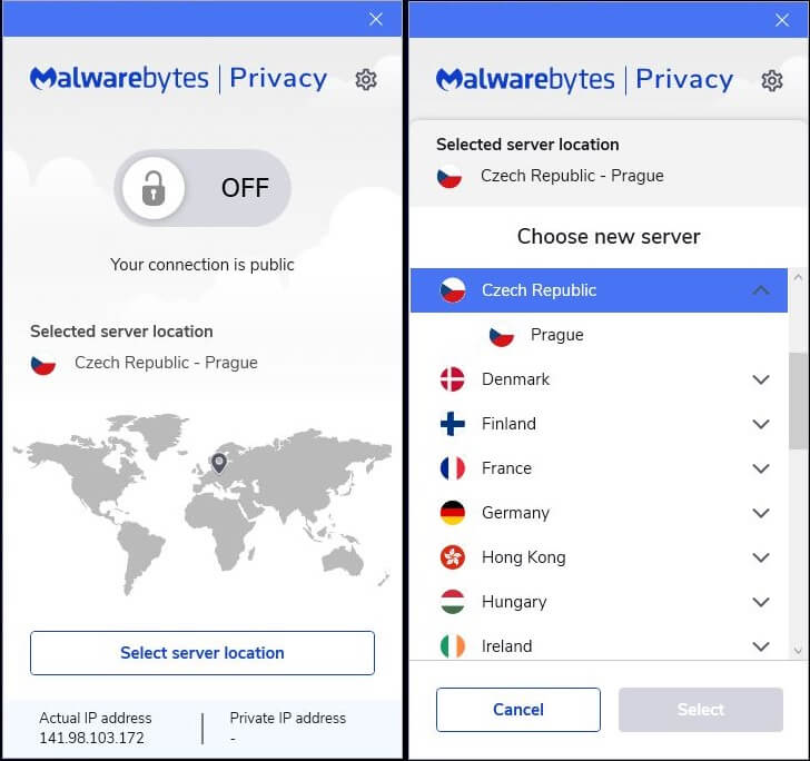 Malwarebytes VPN App