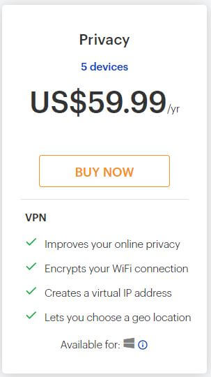 Malwarebytes VPN Cost