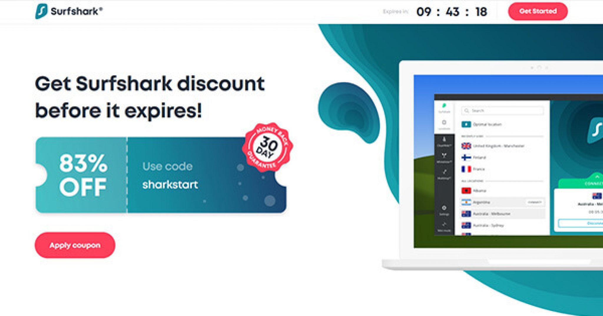 Find the Best Surfshark's Coupons and Promo Codes Now