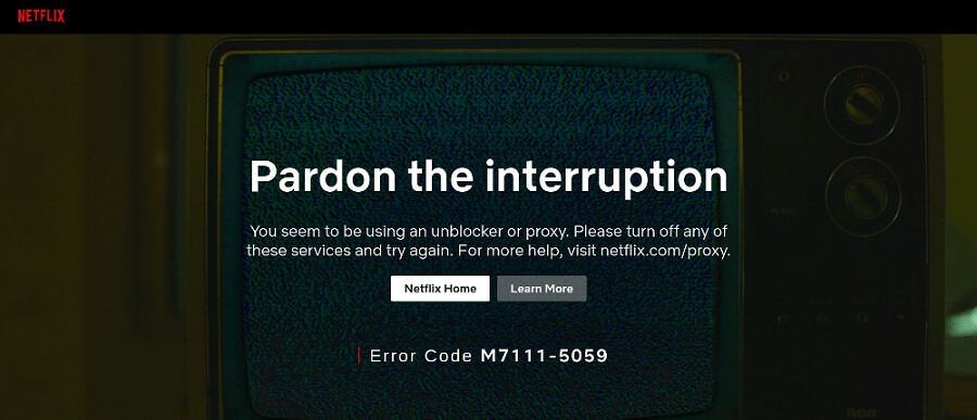 Netflix Blocked