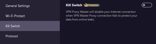 Proxy Master VPN Kill Switch