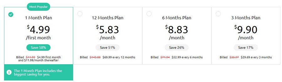 Proxy Master VPN Pricing