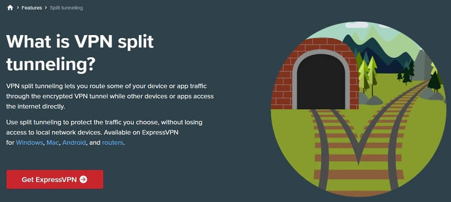 ExpressVPN Split Tunneling