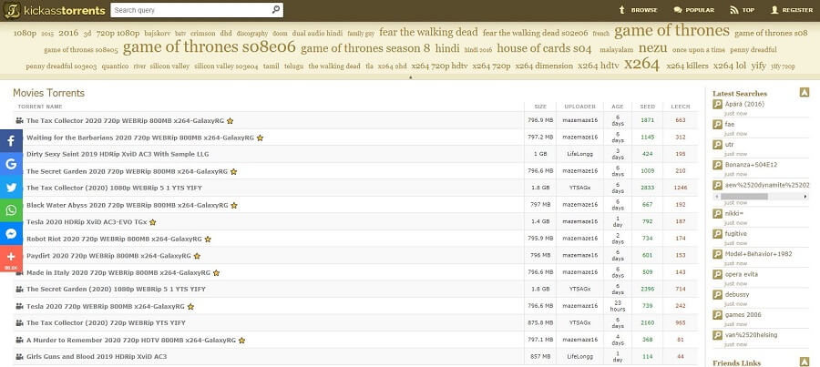 KickassTorrents