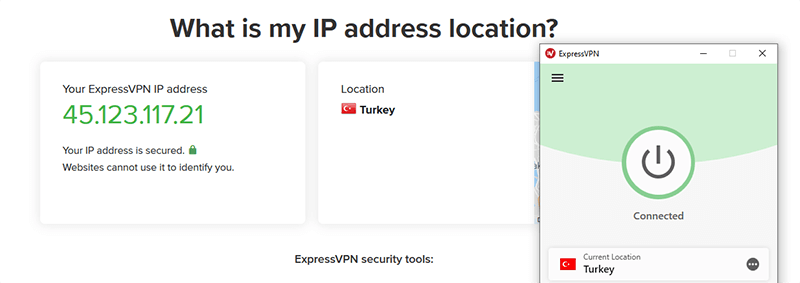 Turkish IP ExpressVPN