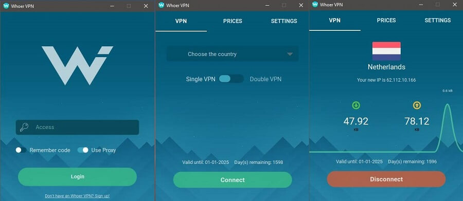 Whoer VPN PC App