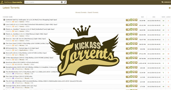 Best Alternative Kickass Torrents