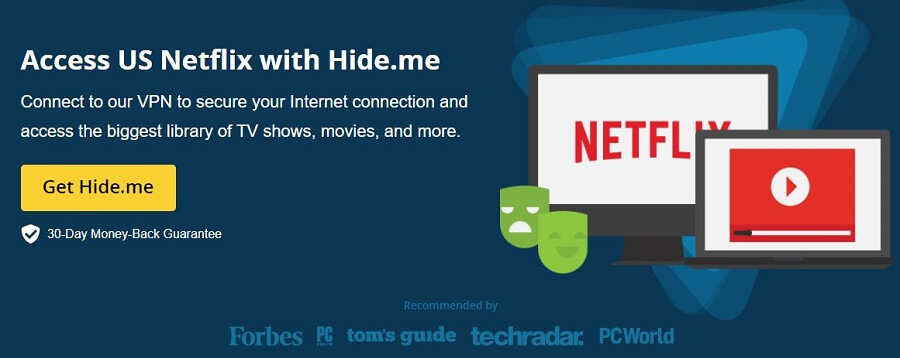 Hide.me Netflix