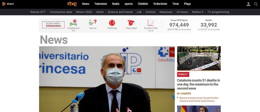 RTVE Website