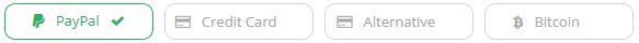 BulletVPN Payment Methods