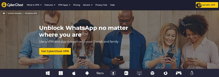 CyberGhost WhatsApp