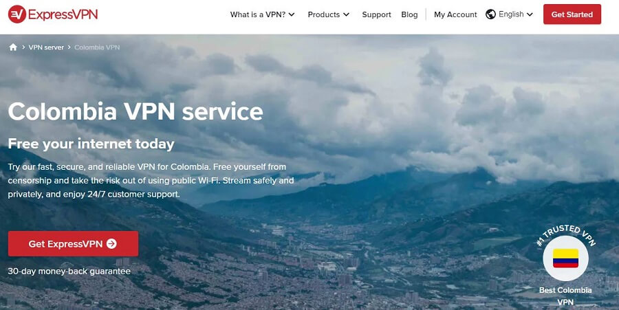 ExpressVPN Colombia