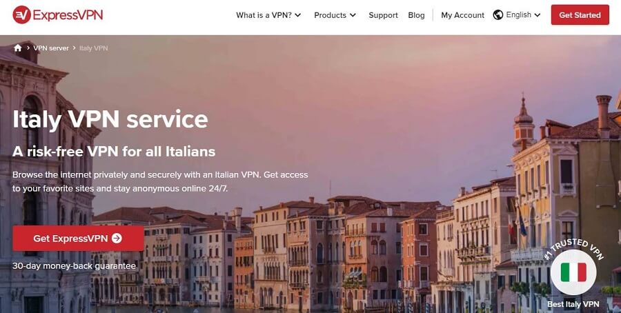 ExpressVPN Italy