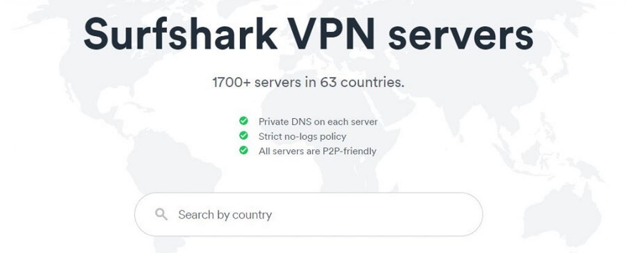 surfshark vpn server locations