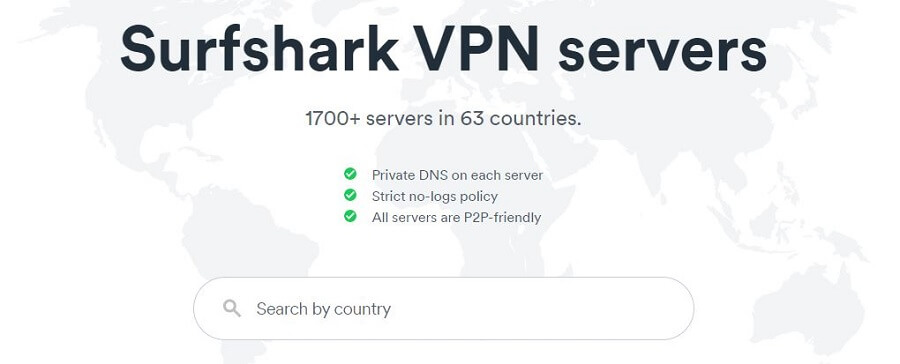 Surfshark Servers