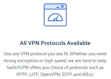 SwitchVPN Protocols