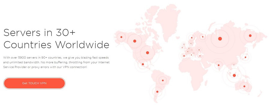 Touch VPN Countries