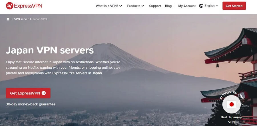 ExpressVPN Japan