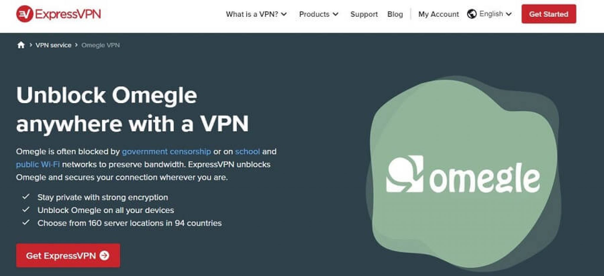 vpn that works with omegle