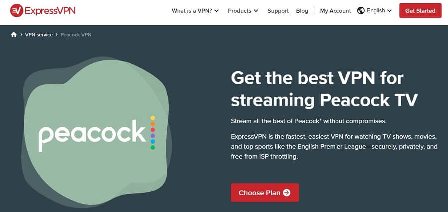 ExpressVPN Peacock