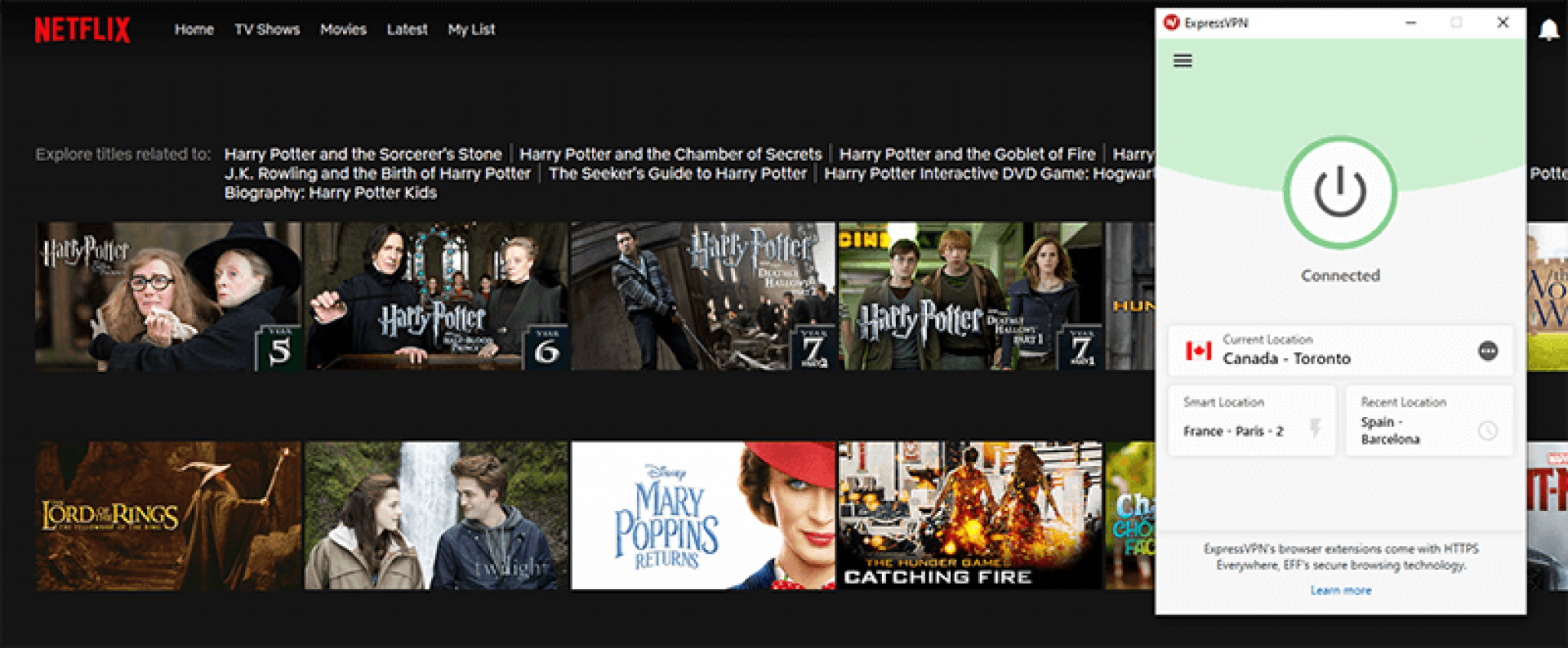 comment regarder harry potter sur netflix gratuitement