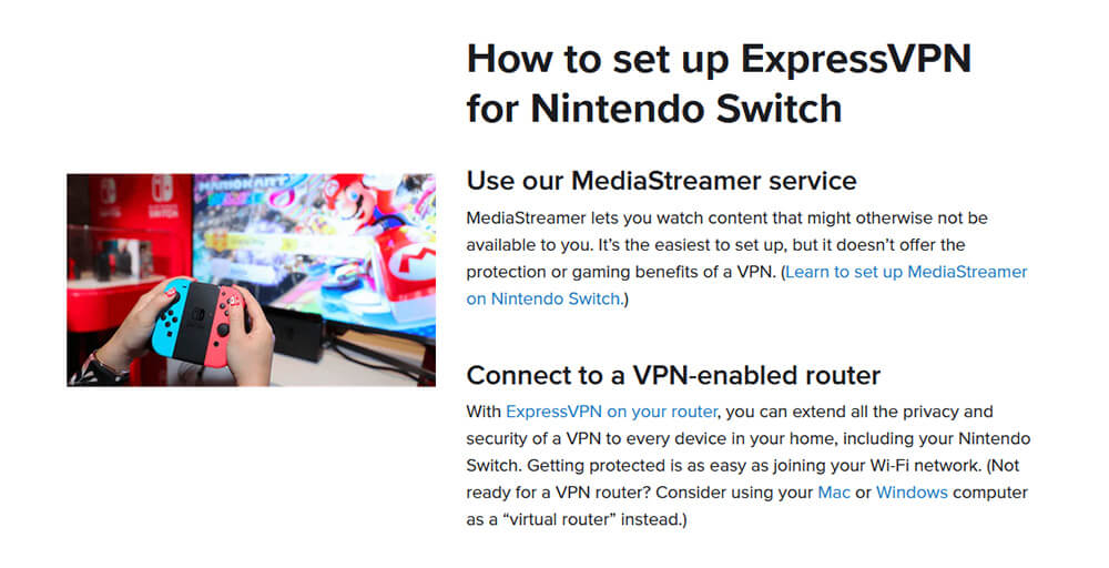 How to Install ExpressVPN Nintendo Switch