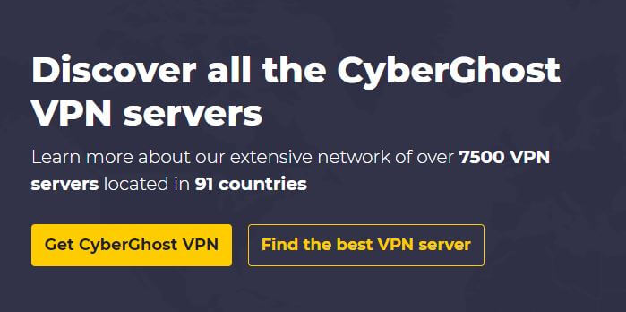 CyberGhost VPN Servers
