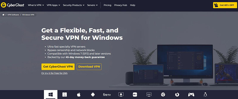 CyberGhost Windows