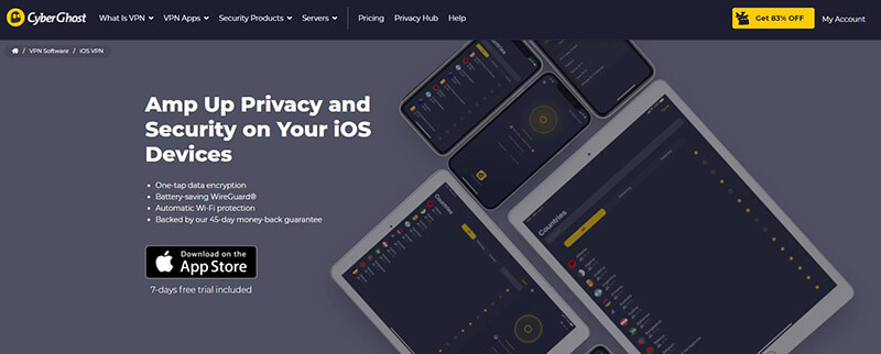 CyberGhost iOS