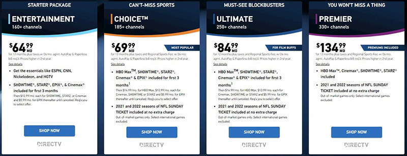 DirecTV Prices