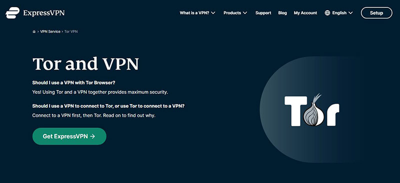 ExpressVPN Tor over VPN