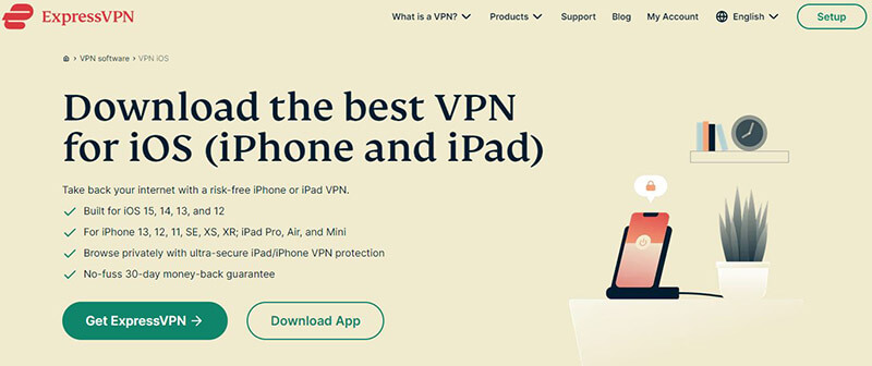 ExpressVPN iPad