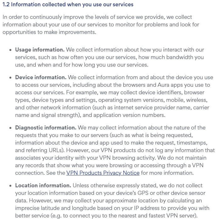 Hotspot Shield Privacy Policy