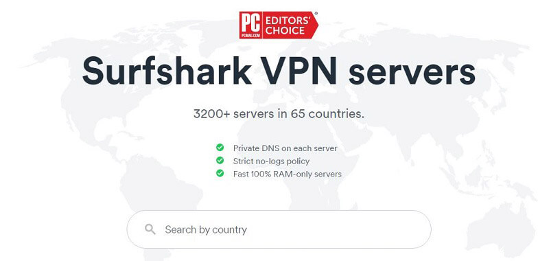 Surfshark VPN Servers