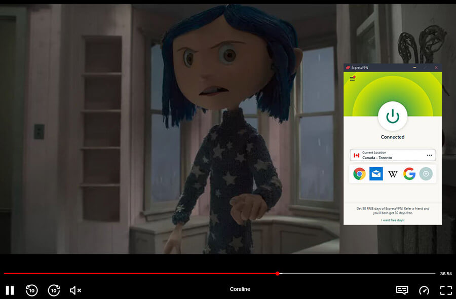 Coraline Netflix ExpressVPN